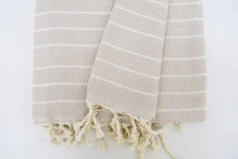 Absorbent towel, 70x40 Cotton Striped Towel, Monogram Turkish Towel, Bride Gift, Handwoven Turkish bath towel, Hammam towel, Monogram Towels - 7