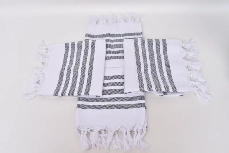 Mutfak havlu, düğün iyilikleri, özel düğün hediyeleri, el yapımı hediye, özel el havlu, nişan hediyesi, onun için hediye, 36x24 pamuklu balıksırtı havlu - 6