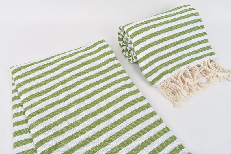 Turkish Bath Towel Set, Handmade Gift, Bridesmaid Gift, 70x40 Cotton Striped Towel, Spa Gift, Personalized Gifts, Turkish Towel Beach Towel - 7