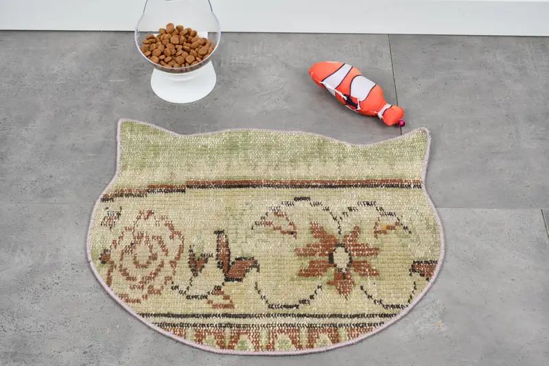 Mantel individual redondo de lana beige y marrón bohemio, mantel individual de diseño bohemio tradicional