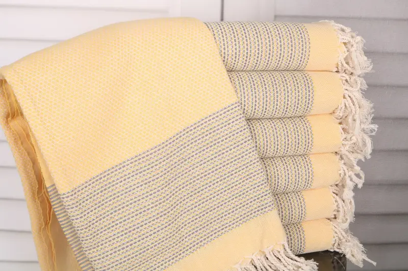 70x40 Cotton Geometric Towel, Large Turkish Towel, Turkish beach towel, Bridesmaid Proposal Gift, Peshtemal Towel, Organic Cotton Towel - 1