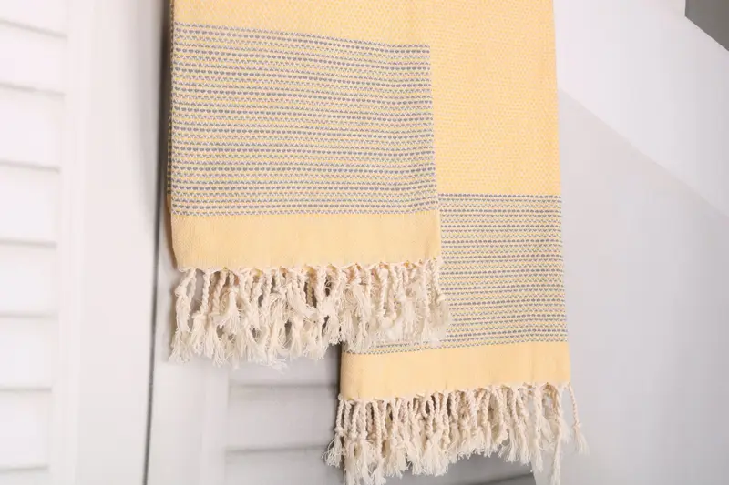 70x40 Cotton Geometric Towel, Large Turkish Towel, Turkish beach towel, Bridesmaid Proposal Gift, Peshtemal Towel, Organic Cotton Towel - 8