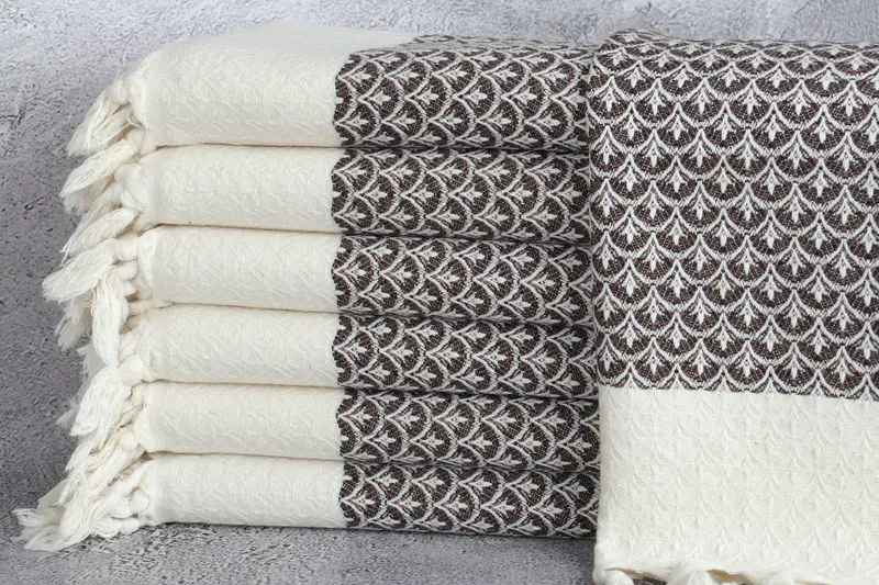 Embroidery Towels, Turkish Hand Towel, Wedding Gift Kitchen Towel, 34x18 Cotton Floral Design Towel, Bridesmaid Gifts, Turkish Towel Hand Towel - 1