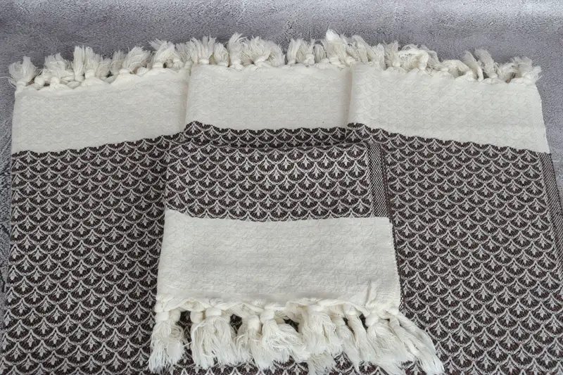 Embroidery Towels, Turkish Hand Towel, Wedding Gift Kitchen Towel, 34x18 Cotton Floral Design Towel, Bridesmaid Gifts, Turkish Towel Hand Towel - 4
