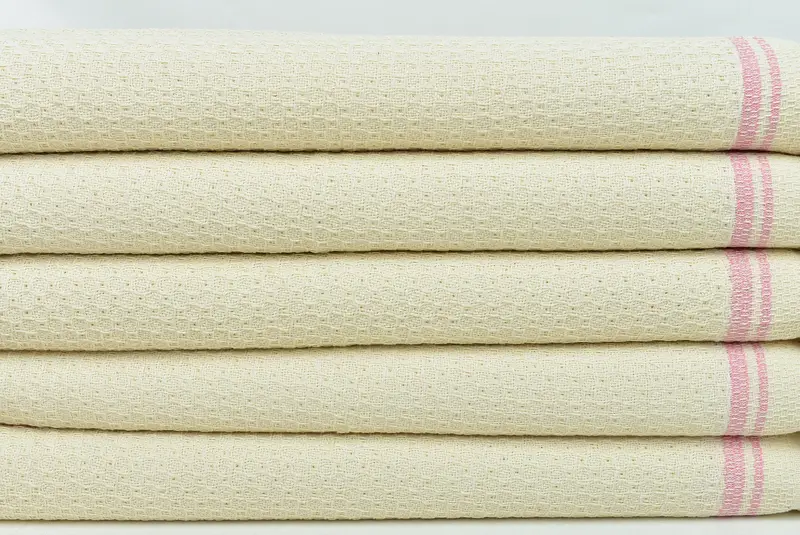 Gelin duş iyilikleri, yaz havlu, monogramlı el havlu, 38x18 pamuklu çizgili havlu, banyo havlu, doğum günü hediyesi, kişiselleştirilmiş hediyeler - 2