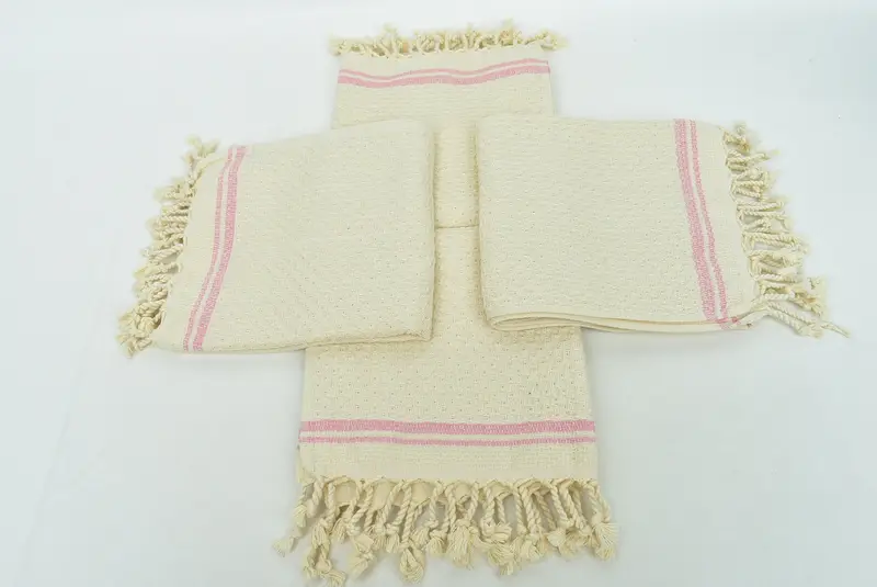 Gelin duş iyilikleri, yaz havlu, monogramlı el havlu, 38x18 pamuklu çizgili havlu, banyo havlu, doğum günü hediyesi, kişiselleştirilmiş hediyeler - 6