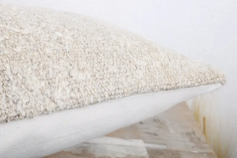 12x20 White Pillow Case, Vintage Pillow, Cushion Cover, Gift Pillow, Aesthetic Pillow, Couch Cushion Case, Boho Pillow - 6