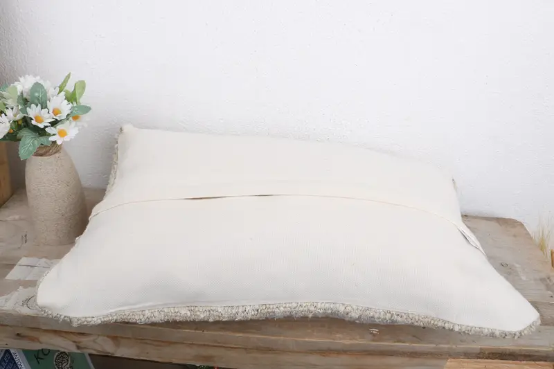 12x20 White Pillow Case, Vintage Pillow, Cushion Cover, Gift Pillow, Aesthetic Pillow, Couch Cushion Case, Boho Pillow - 7