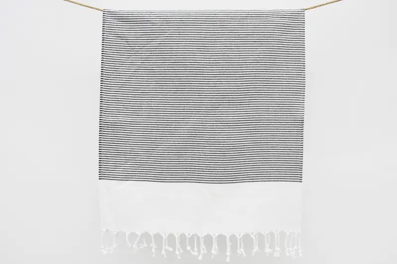 Bridal Party Gifts, Fringed Turkish towel for poolside, Personalized Gifts, Monogrammed Beach Towel, 70x40 Cotton Striped Towel, Custom Beach Towel - 8