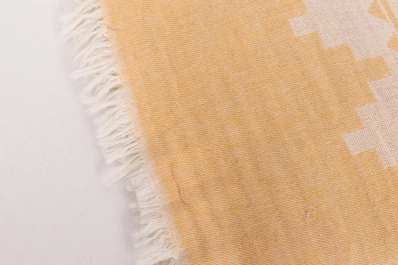 Turkish Blanket, 92x80 Cotton Kilim Towel, Family Gift Basket, Beach Wedding Favor, Housewarming Gift, Personalized Gift For Him, Throw Blanket - 7