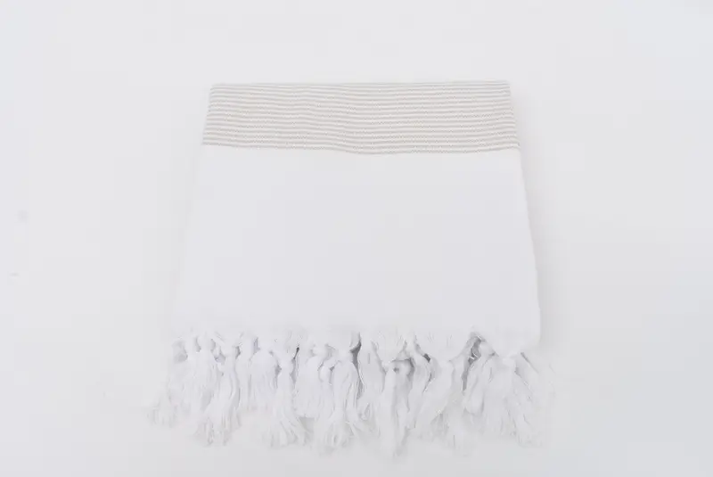 Embroidered Turkish Towel, Bachelor Bachelorette Party Favors, Gift For Coworker, 70x40 Cotton Striped Towel, Wedding Gifts Towel, Fouta towel - 5