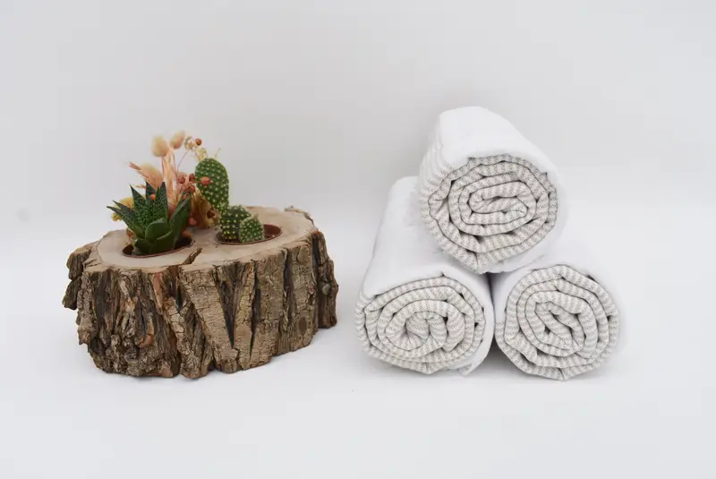 Embroidered Turkish Towel, Bachelor Bachelorette Party Favors, Gift For Coworker, 70x40 Cotton Striped Towel, Wedding Gifts Towel, Fouta towel - 8
