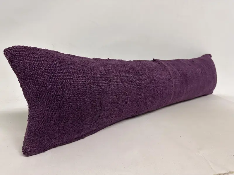 Boho Pillow, Pillow for Couch, Shabby Chic Cushion, 12x48 Purple Pillow Case, Home Decor Pillow, Cushion, Wholesale Cushion Cover - 3