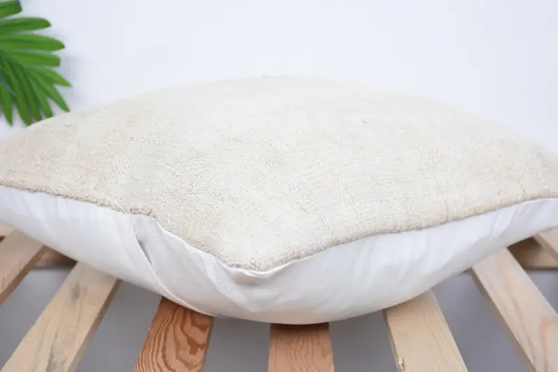 16x16 Beige Cushion Case, Sofa Bolster Pillow Case, Kilim Pillow Cover, Vintage Kilim Pillow, Handmade Kilim Cushion, Cushion - 6