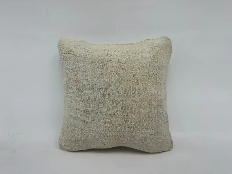 Pillow, Retro Throw Pillow Cover, 16x16 White Cushion Cover, Turkish Pillow, Ethnic Pillow Cover Pillow Cover, Gift Pillow, Interior Designer Pillow - 1