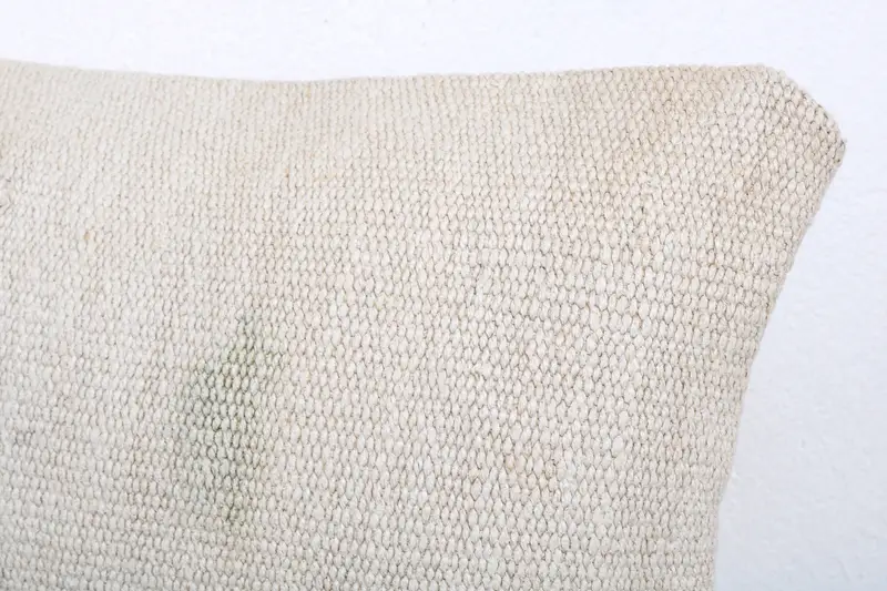 Cushion Case, Boho Pillow, Authentic Pillow Cover, Square Throw Pillow Sham, Gift Pillow, Kilim Pillow Cover, 12x20 White Pillow Case, Car Pillow - 5