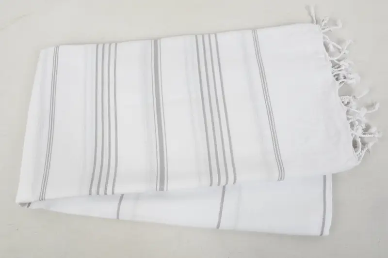 Bath towel, Custom Towel, Absorbent towel, Peshtemal, Yoga Towel, Turkish Beach Towel Monogram, 70x40 Cotton Striped Towel, Girl Trip Party Favor - 6