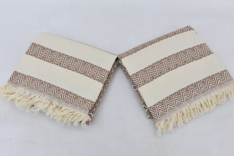 Turkish hand towel, Custom Name Towel, Monogram Beach Towel, Gift For Her, Wedding For Favor, Sand-Resistant Peshtemal, 70x40 Cotton Diamond Towel - 6