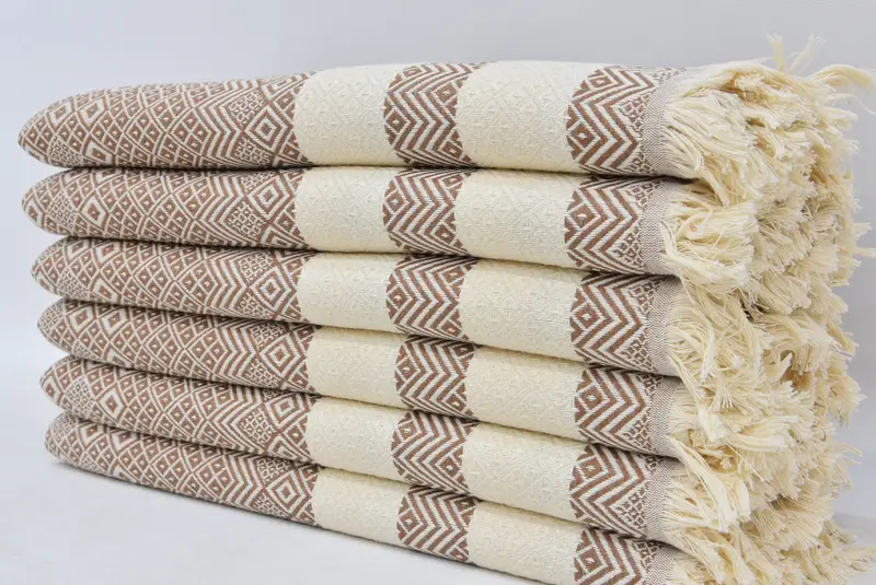 Turkish hand towel, Custom Name Towel, Monogram Beach Towel, Gift For Her, Wedding For Favor, Sand-Resistant Peshtemal, 70x40 Cotton Diamond Towel - 1