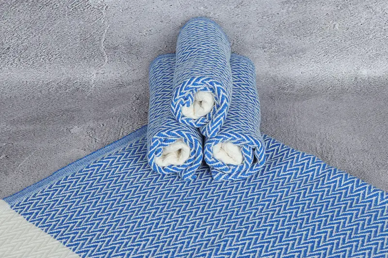 Summer Towel, 34x18 Cotton Zigzag Design Towel, Bridesmaid Gifts, Custom Hand Towel, Personalized Kitchen Towel, Bridesmaid Proposal Gift, Gym Towel - 7