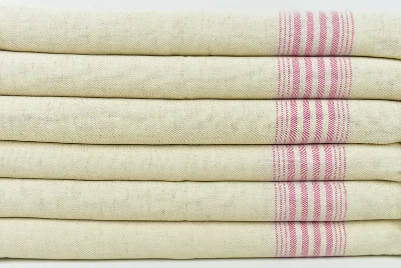 小さなバスタオル、36x18リネンストライプタオル、結婚式の日の贈り物、夏の贈り物、彼へのギフト、モノグラムのハンドタオル、結婚式の贈り物、花嫁の贈り物 - 2
