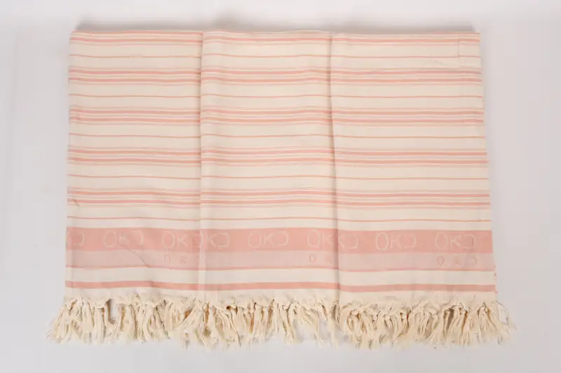 Thin towel, 70x40 Cotton Striped Towel, Bride Gift, Beach Towel Bulk, Lightweight quick-dry peshtemal towel for travel, Large Turkish Towel - 7