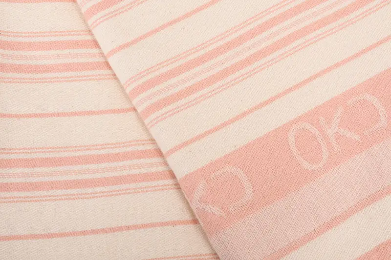 Thin towel, 70x40 Cotton Striped Towel, Bride Gift, Beach Towel Bulk, Lightweight quick-dry peshtemal towel for travel, Large Turkish Towel - 5
