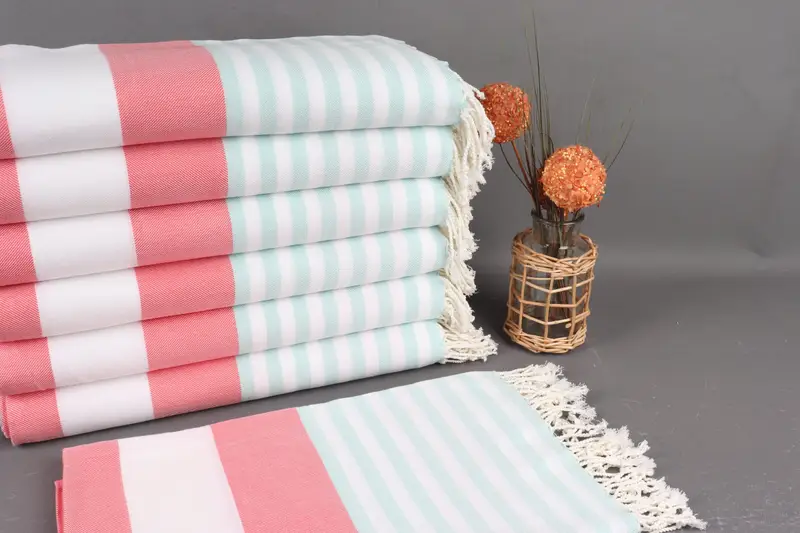 Turkish hand towel, Turkish bath towel for spa, Spa Gift Towel, Handmade Gift, Turkish bath towel, Maid Of Honor Gift, 70x40 Cotton Striped Towel - 1