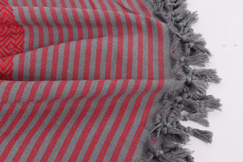 Organic Throw, Custom Wedding Gifts, Personalized Blanket, Bridal Shower Gift, Oversized Beach Towel, Couch Blanket, 104x80 Cotton Diamond Towel - 7