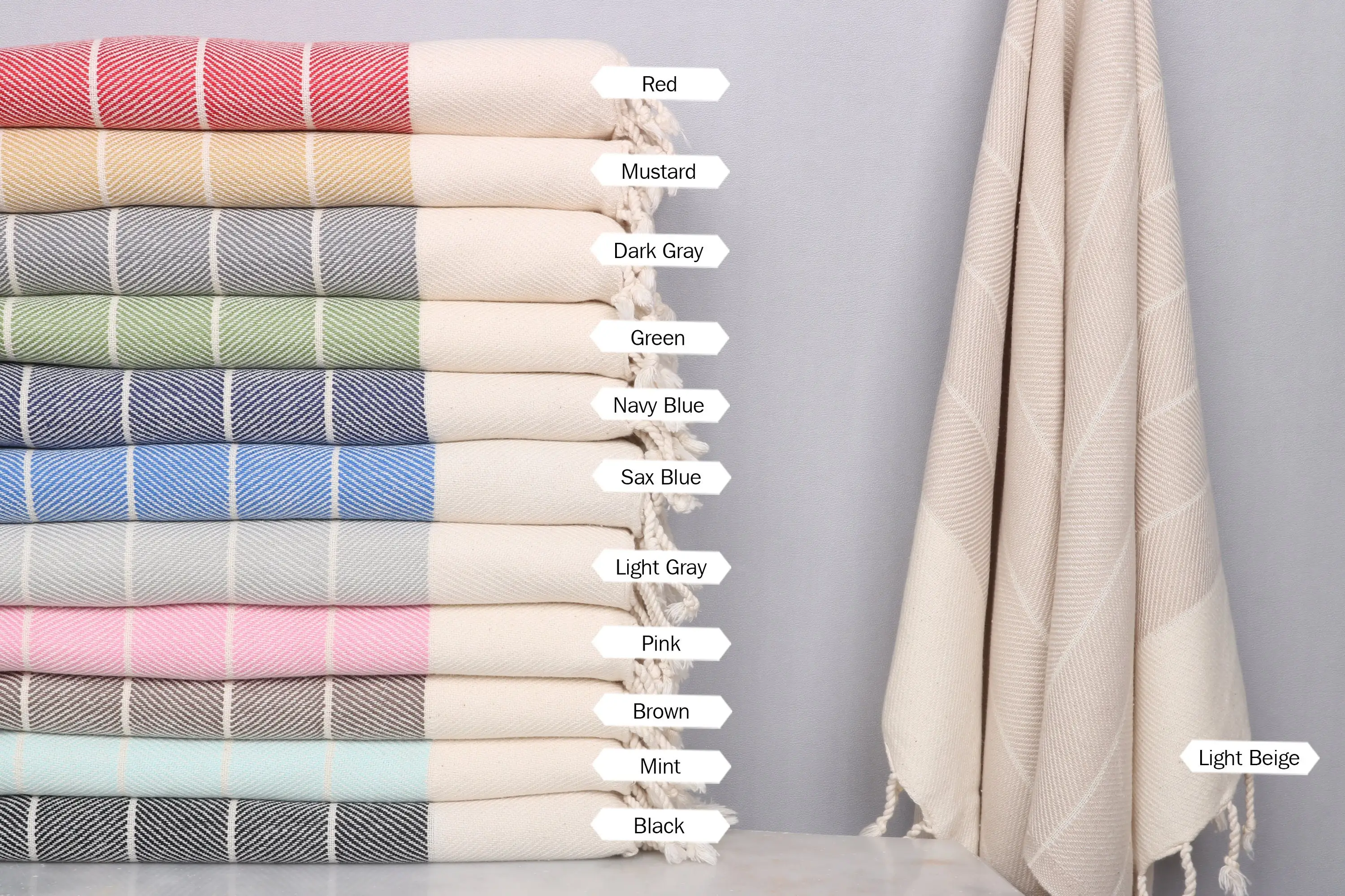 Turkish Cotton 16x36 Personalized Hand Towel, Organic, Bachelorette Gift - 1