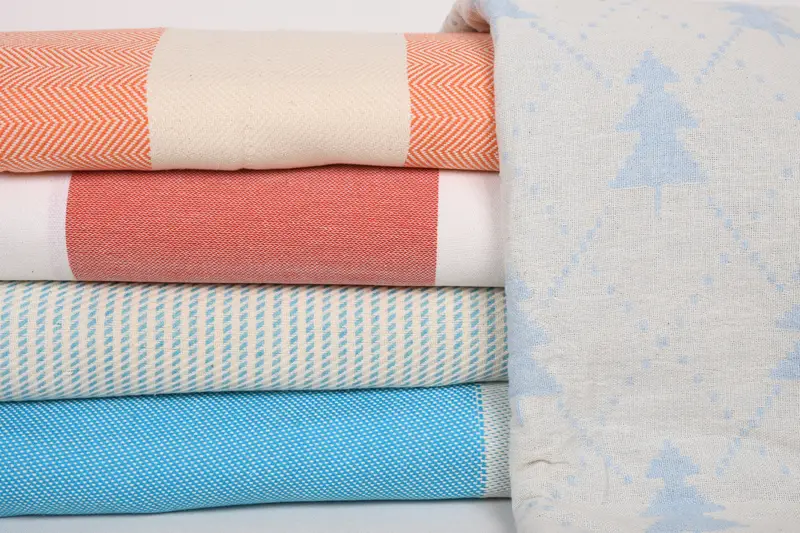 Tablecloth, 80x60 Cotton Set of 5 Towel, Turkish Blanket Queen, Bachelorette Gifts, Custom Gift, Wedding Favors, Shower Curtain, Family Gift Basket - 2