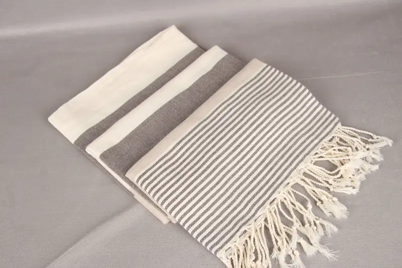 Antibacterial Turkish peshtemal towel, 68x40 Cotton Striped Towel, Custom Wedding Gifts, Mother Of The Groom Gift, Travel towel, Gifts For Him - 7