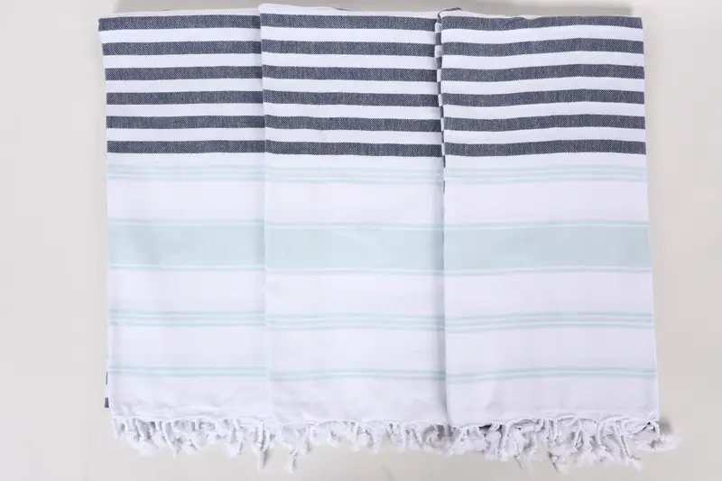 70x40 Cotton Striped Towel, Custom Wedding Gift, Quick-Dry Beach Towel, Merry Christmas Gifts, Spa Towel, Organic Towel, Bachelorette Party Favors - 7