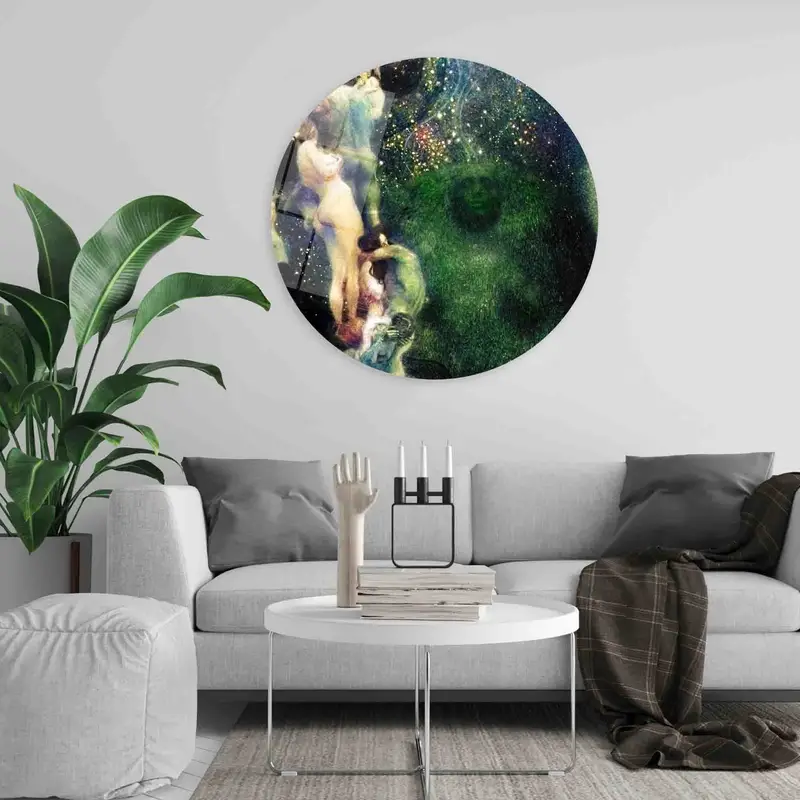 Gustav Klimt Philosophy Canvas: Modern Art Nouveau Reproduction