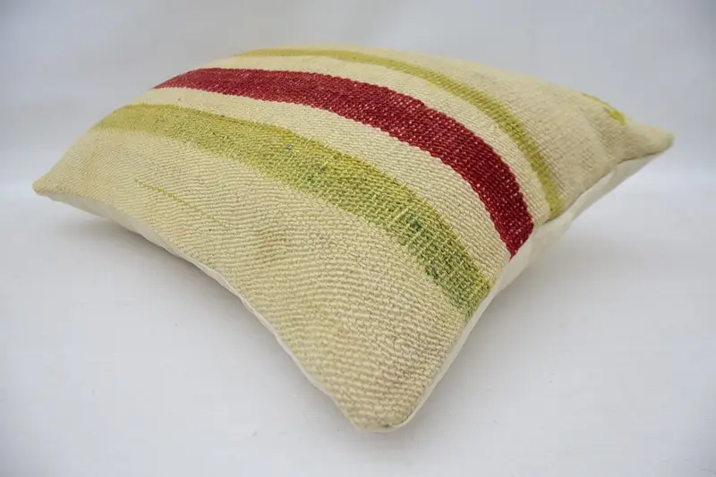 Kilim Cushion Sham, Oriental Pillow Cover, 16x24 Beige Pillow Case, Boho Pillow, Kilim Pillow, Customized Cushion Case, Seat Cushion Case, Pillow - 6