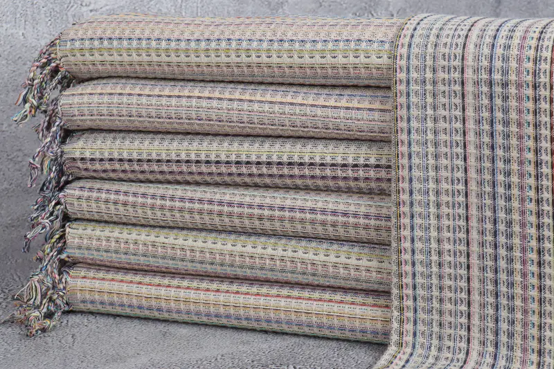 38x18 Cotton Geometric Towel, Turkish Tea Towel, Custom Hand Towel, Bridesmaid Gifts, Best Friend Wedding Gift, Gift Boxes Tea Towels, Gift For Her - 1