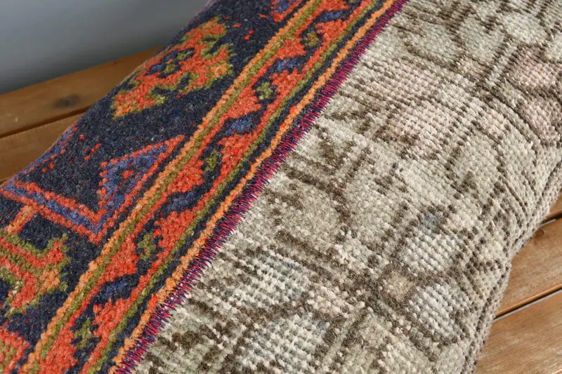 Cushion Case, 16x24 Orange Pillow Sham, Kilim Pillow, Vintage Kilim Throw Pillow, Outdoor Patio Pillow Cover, Interior Designer Pillow - 3