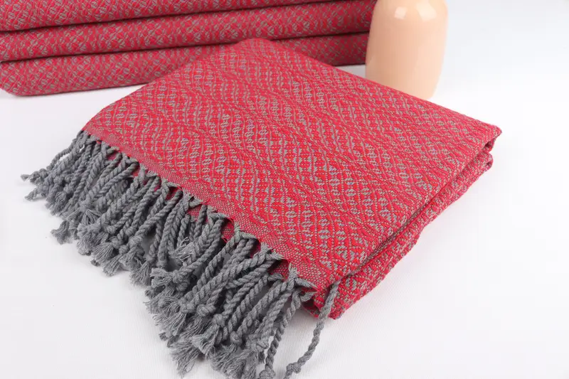 Peshtemal Towel, 70x40 Cotton Geometric Towel, Handwoven Turkish Towel, Beach Towel Bulk, Christmas Favors, Quick-dry peshtemal, Wedding Gifts Towel - 5