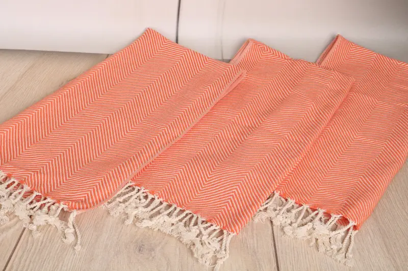 Monogram Tea Towel, 40x20 Cotton Herringbone Towel, Turkish Hand Towel, Custom Name Towel, Monogram Hand Towel, Personalized Kitchen Towel - 6