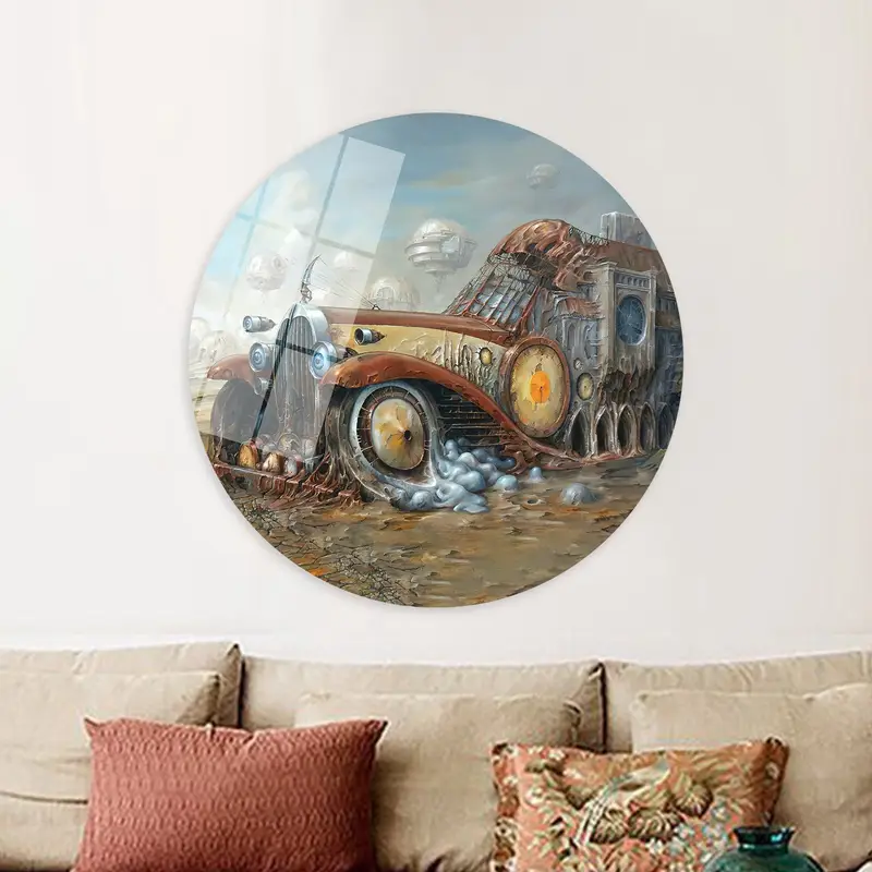 Zeitgenössische surreale bedruckte Leinwand: Abstrakte Kunst für moderne Räume