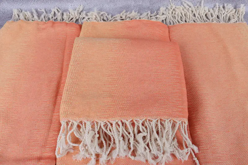 Luxury Turkish beach towel with fringe, Absorbent towel, Wedding Gift, Turkish towel, 70x40 Cotton Flat Towel, Handmade Gift, Best Wedding Gift - 4