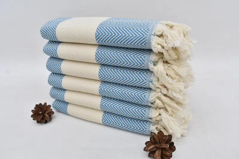 Monogram Hand Towel, Custom Turkish Towel, 36x18 Cotton Herringbone Towel, Summer Gift, Bride Gift, Monogrammed Hand Towel, Personalized Hand Towel - 4