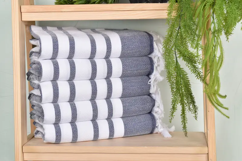 Hammam Towel USA, Turkish hand towel, Best Beach Towel, Beach Towel Bulk, 68x36 Cotton Chevron Towel, Lightweight Turkish towel, Maid Of Honor Gift - 1