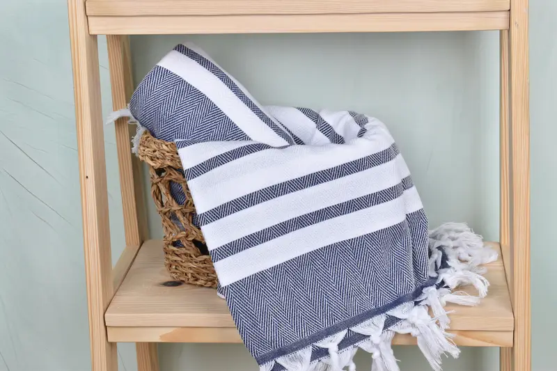 Hammam Towel USA, Turkish hand towel, Best Beach Towel, Beach Towel Bulk, 68x36 Cotton Chevron Towel, Lightweight Turkish towel, Maid Of Honor Gift - 4