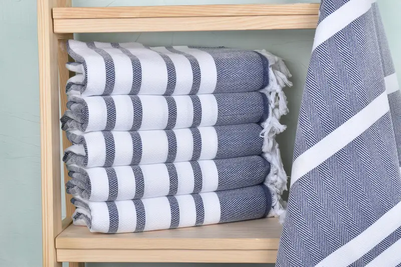 Hammam Towel USA, Turkish hand towel, Best Beach Towel, Beach Towel Bulk, 68x36 Cotton Chevron Towel, Lightweight Turkish towel, Maid Of Honor Gift - 2