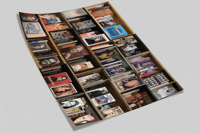 Bookshelf Wall Print, Custom Wall Paper, Library Wallpaper, Book Mural, Modern Wall Decor, 3D Wall Decor,Art Deco Wallpaper,Library Wall Art - 10