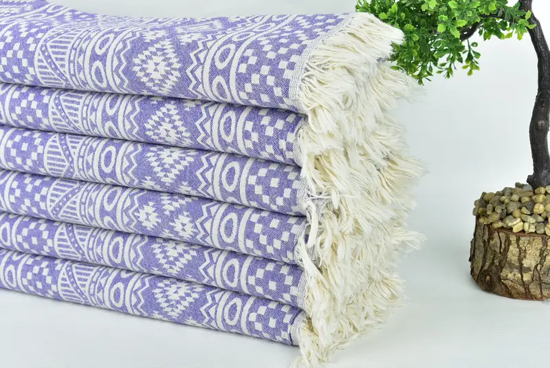 Toalla de mano turca, favores de ducha de novia, toalla geométrica de algodón 68x36, favor de soltera, toalla turca personalizada, regalos de despedida de soltera - 3
