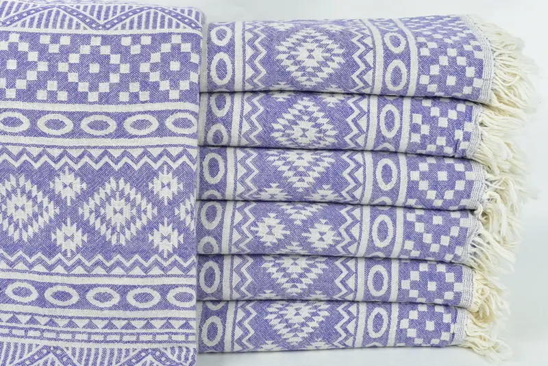 Toalla de mano turca, favores de ducha de novia, toalla geométrica de algodón 68x36, favor de soltera, toalla turca personalizada, regalos de despedida de soltera - 1