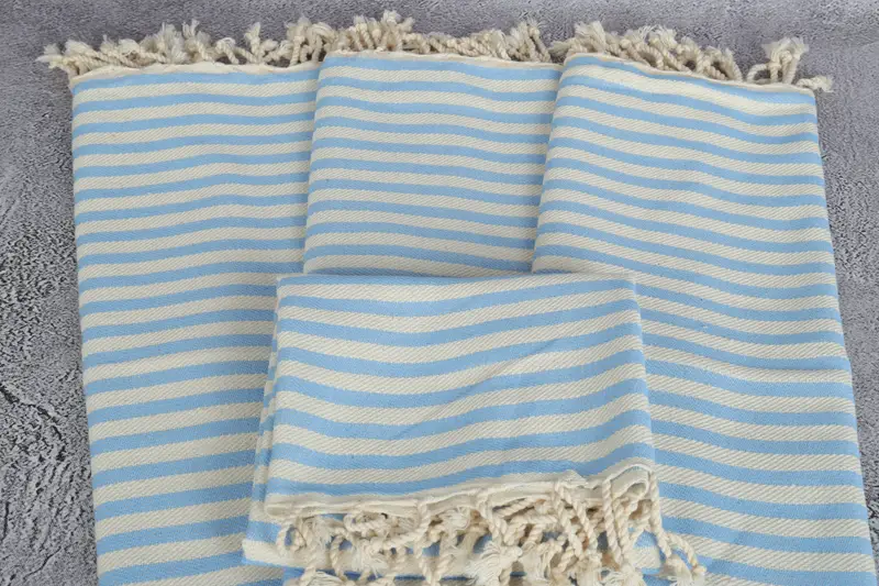 Christmas Hand Towel, Beach Theme Wedding Gift, 40x18 Cotton Striped Towel, Best Wedding Gift, Wedding Gift, Wedding Favors, Personalized Hand Towel - 4