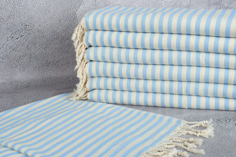 Christmas Hand Towel, Beach Theme Wedding Gift, 40x18 Cotton Striped Towel, Best Wedding Gift, Wedding Gift, Wedding Favors, Personalized Hand Towel - 2